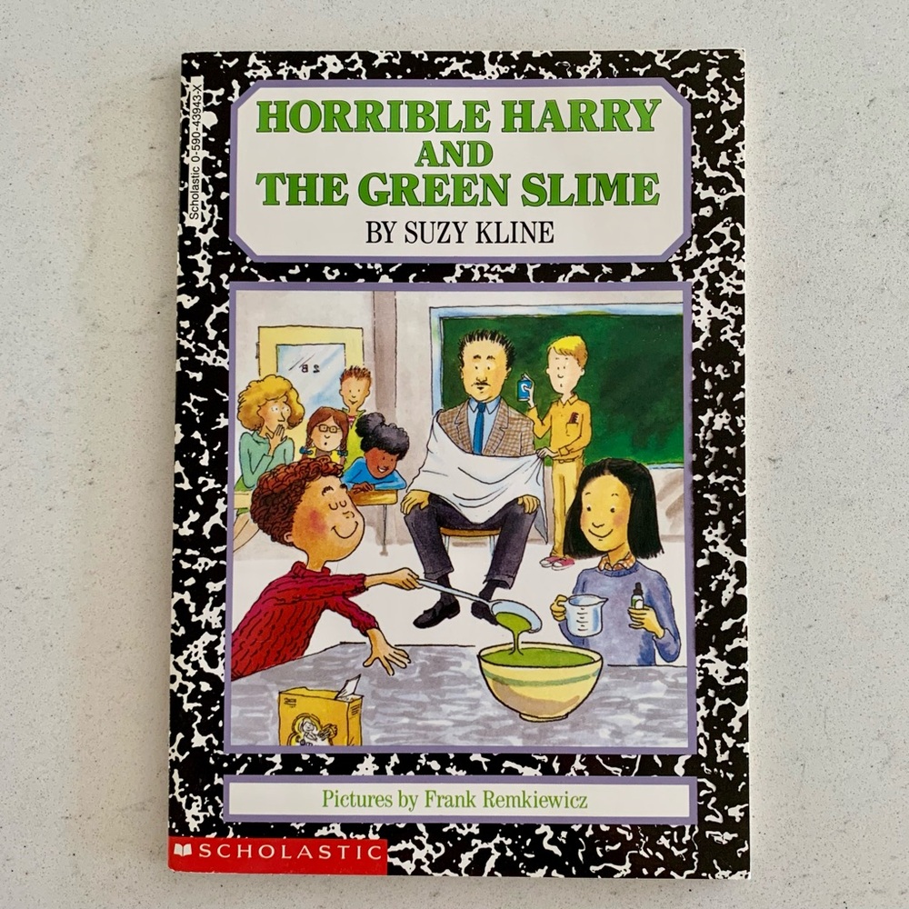 Horrible Harry and the Green Slime - 80s 90s Vintage Scholastic - New Condition